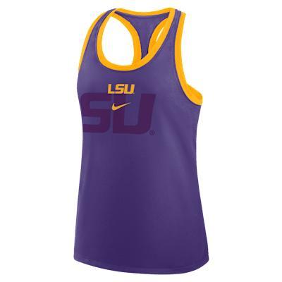 LSU Primetime Shadow Women's Nike College Racerback Tank Top Product Image