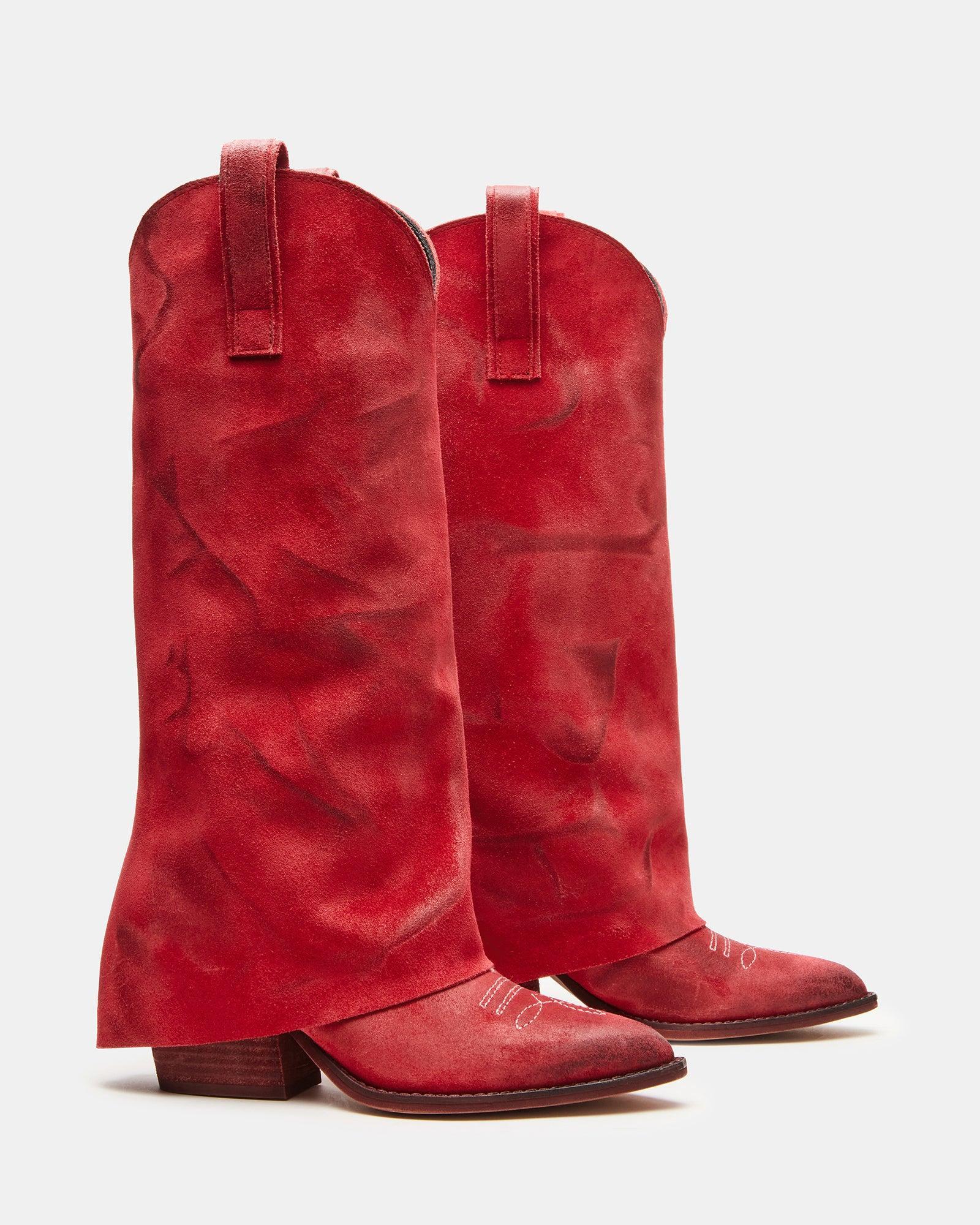 SORVINO RED SUEDE Female Product Image