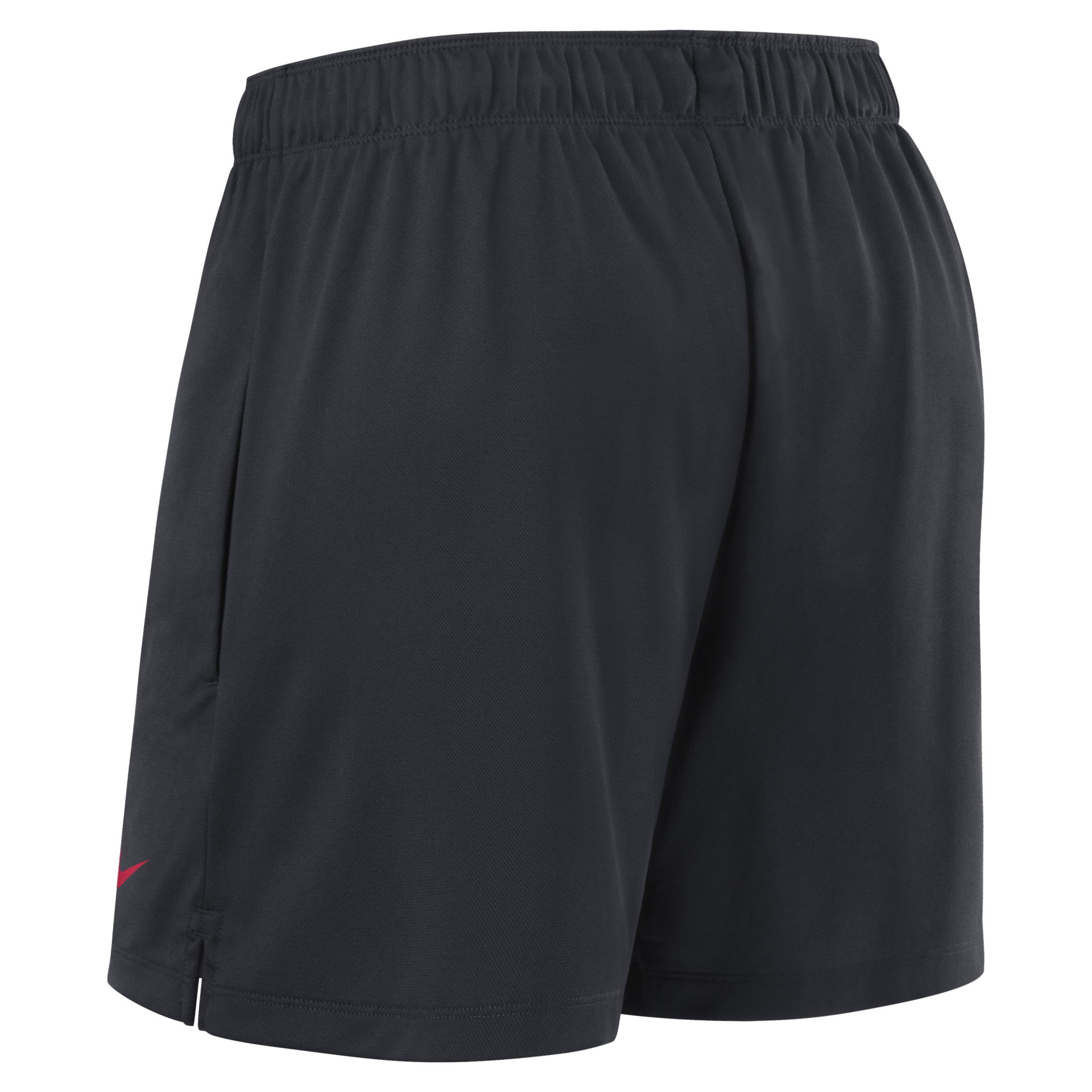 Cleveland Guardians Authentic Collection Practice Nike Women's Dri-FIT MLB Shorts Product Image