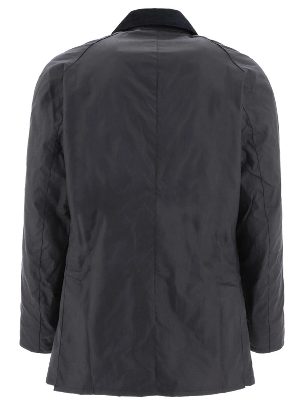 BARBOUR Ashby Waxed Jacket In Blue Product Image