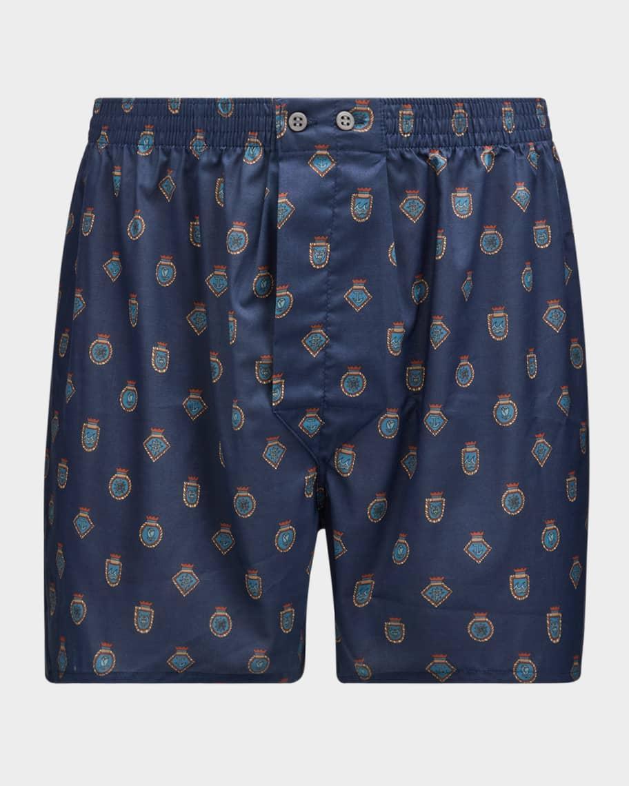 Mens Ledbury Abstract-Print Boxer Shorts Product Image