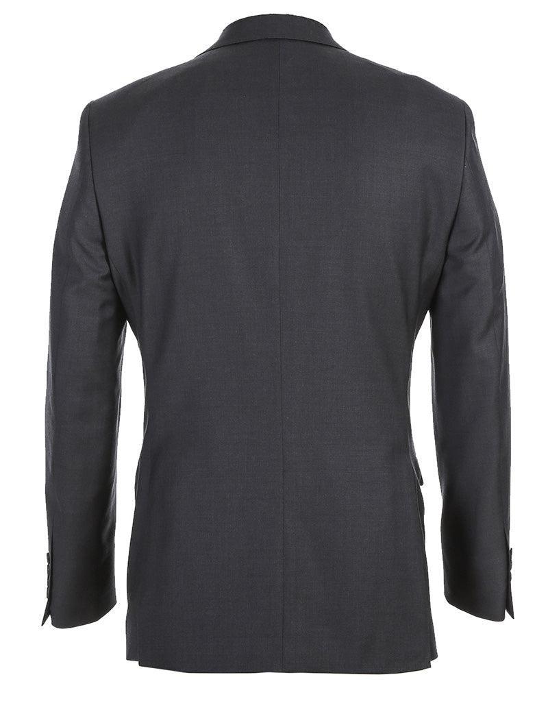 Half Canvas Wool Dress Suit Modern Fit 2 Piece in Charcoal Product Image