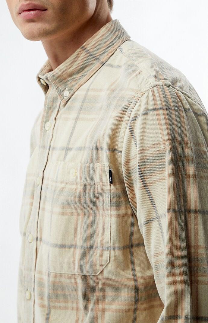 Timberland Men's Corduroy Checker Long Sleeve Shirt Product Image