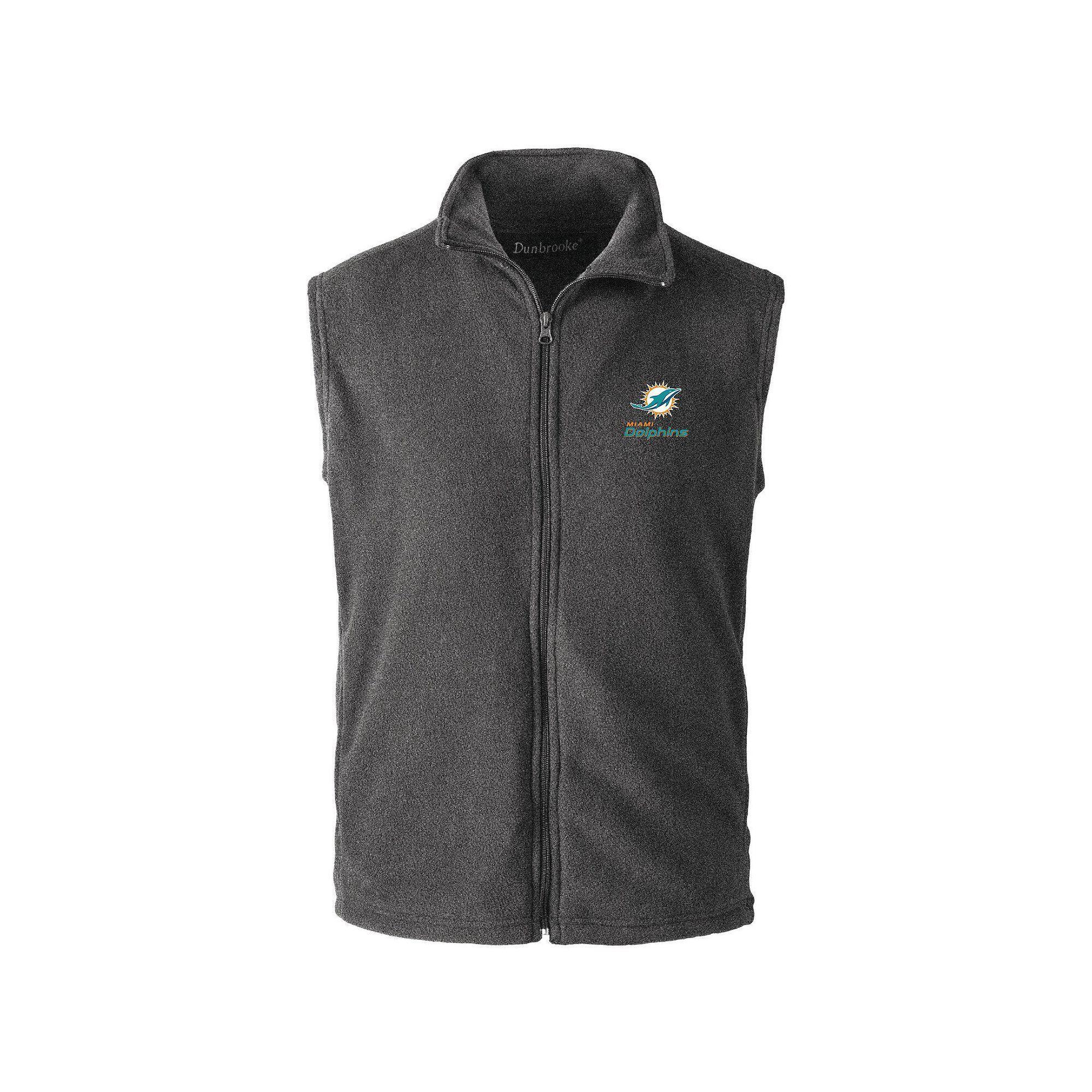 Mens Gray Philadelphia Eagles Houston Fleece Full-Zip Vest Product Image