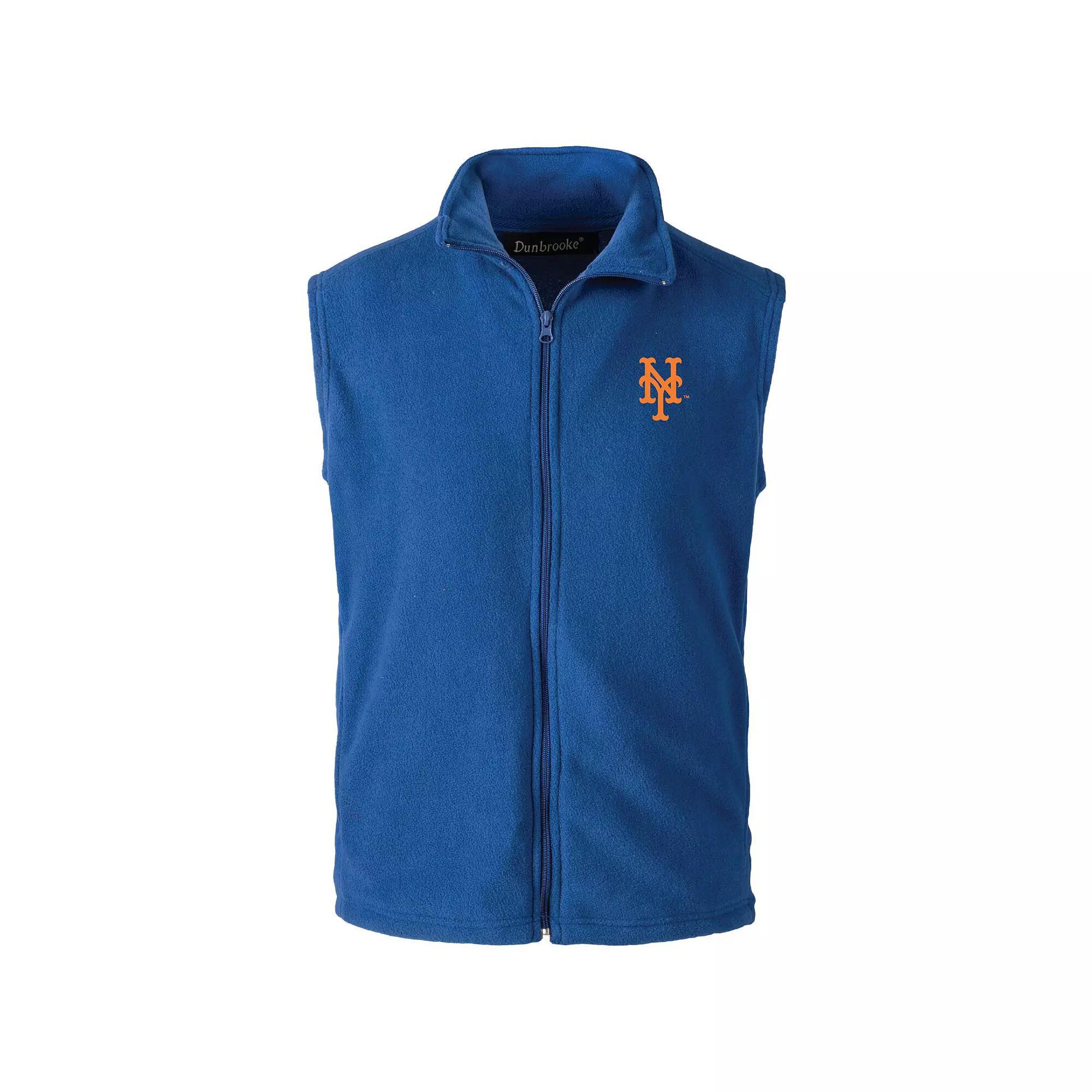 Men's Dunbrooke  Royal New York Mets Full-Zip Vest, Size: 3XL, Blue Product Image
