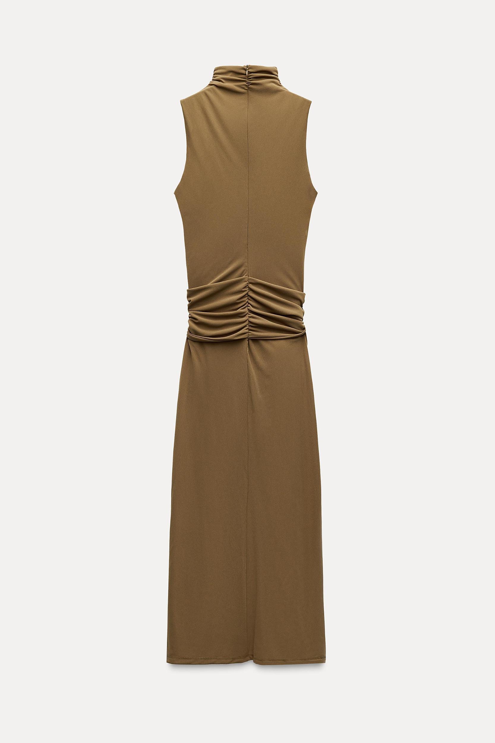 MIDI DRESS WITH TIED KNOT Product Image