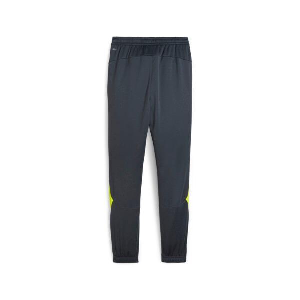PUMA KING Pro Men's Training Pants in Strong Grey/Electric Lime Product Image