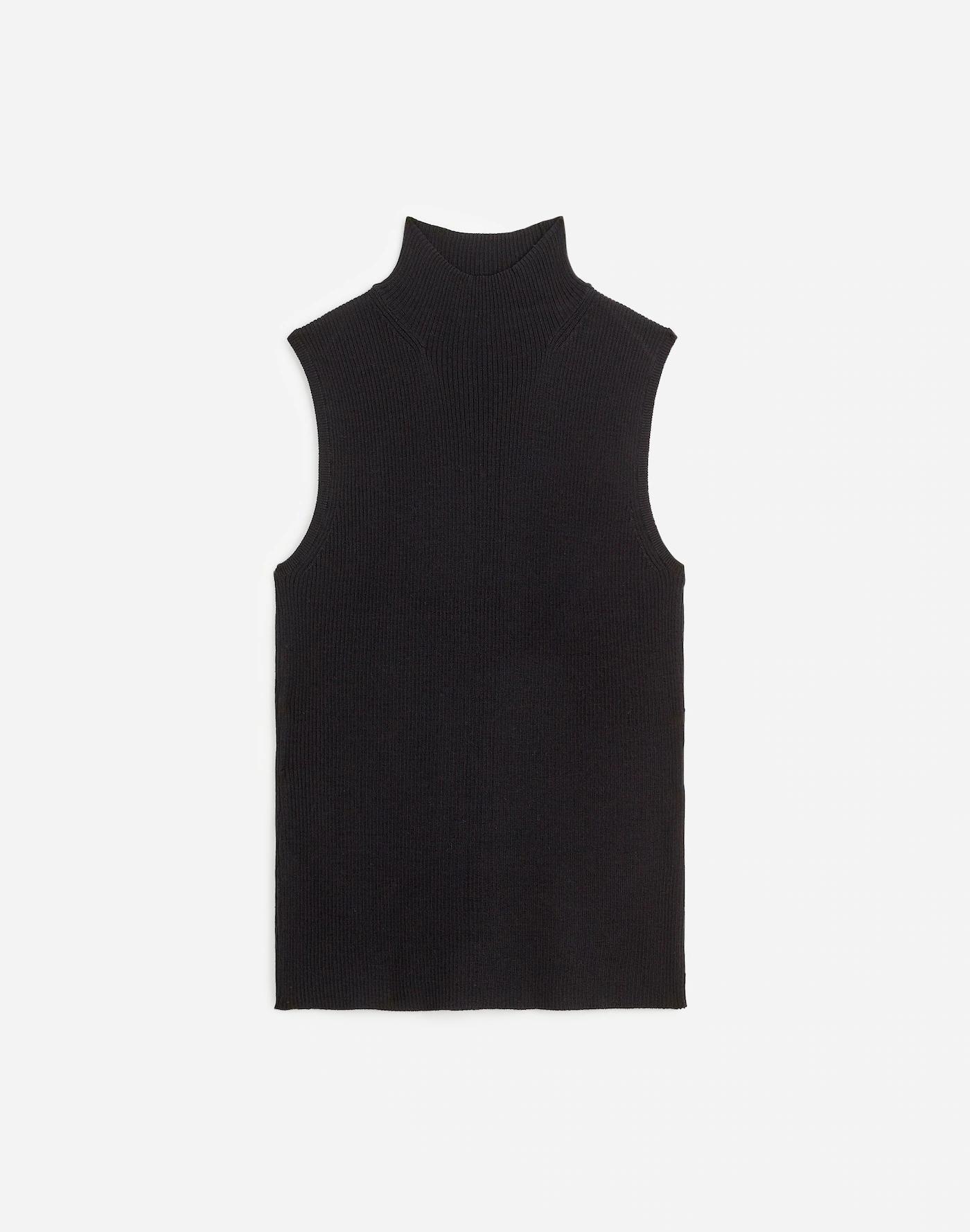 Merino Wool-Silk Sweater Tank Product Image