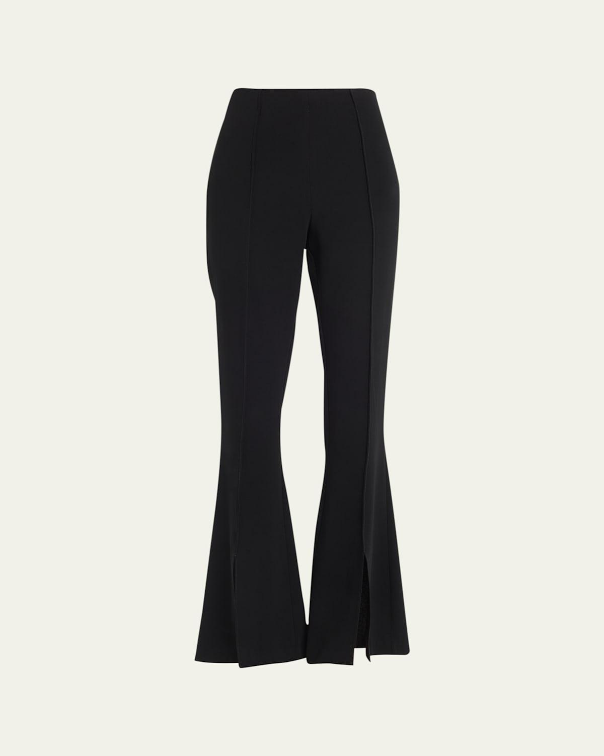 Womens Billie High-Rise Wide-Leg Split-Hem Pants Product Image
