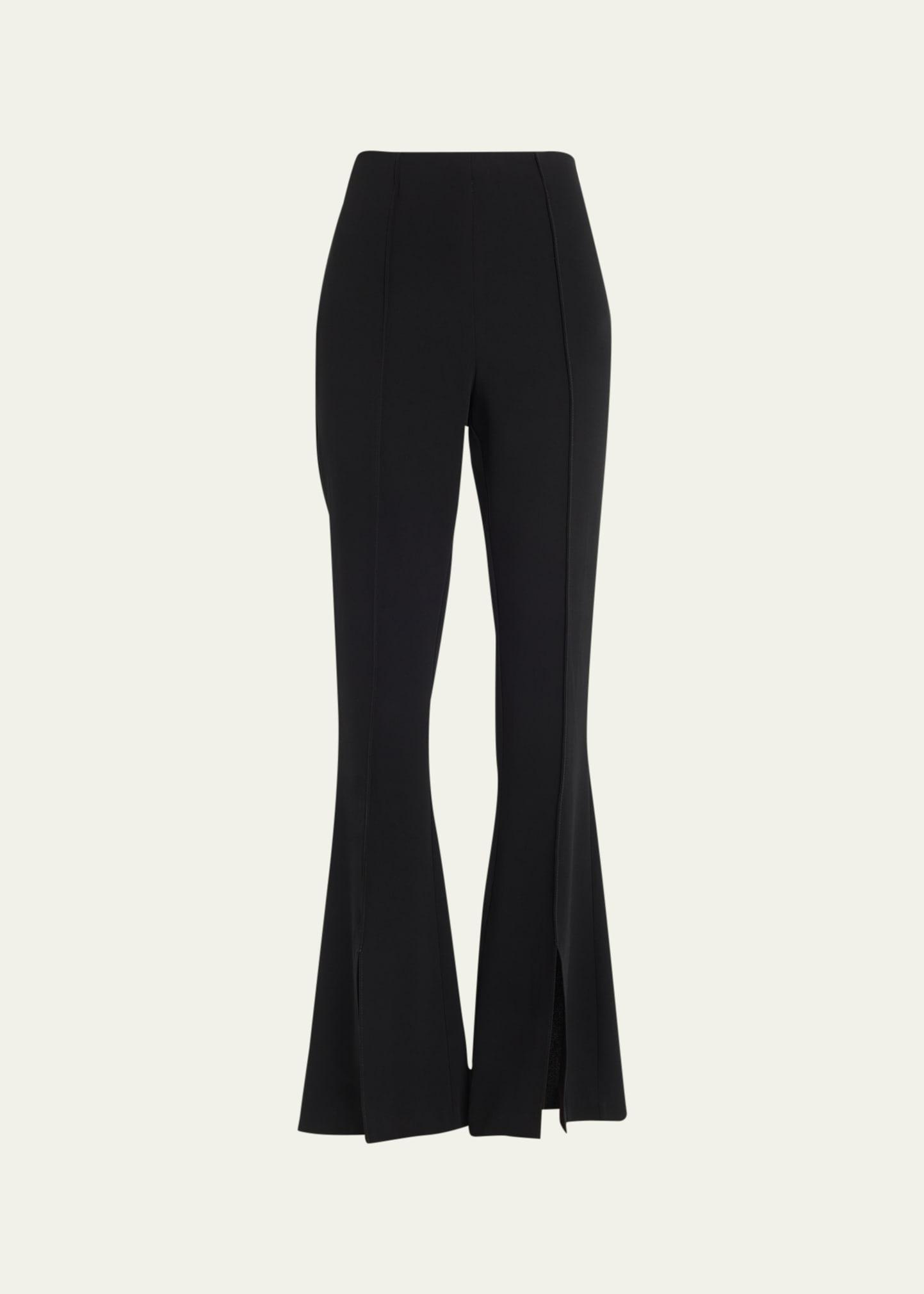 Womens Billie High-Rise Wide-Leg Split-Hem Pants Product Image
