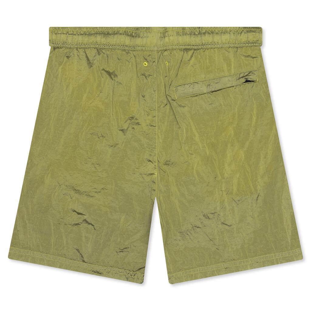 Econyl Regenerated Nylon Swim Trunks - Lemon Male Product Image