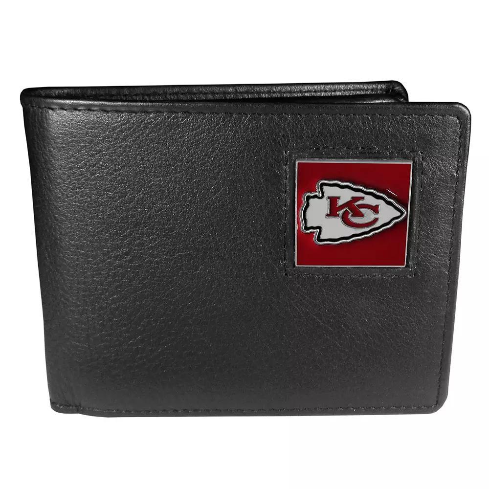Men's Kansas City Chiefs Bifold Wallet, Black Product Image