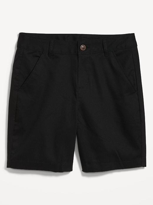 High-Waisted Uniform Bermuda Shorts -- 7-inch inseam Product Image