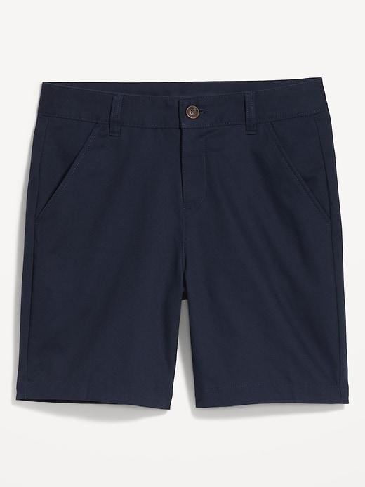 High-Waisted Uniform Bermuda Shorts -- 7-inch inseam Product Image