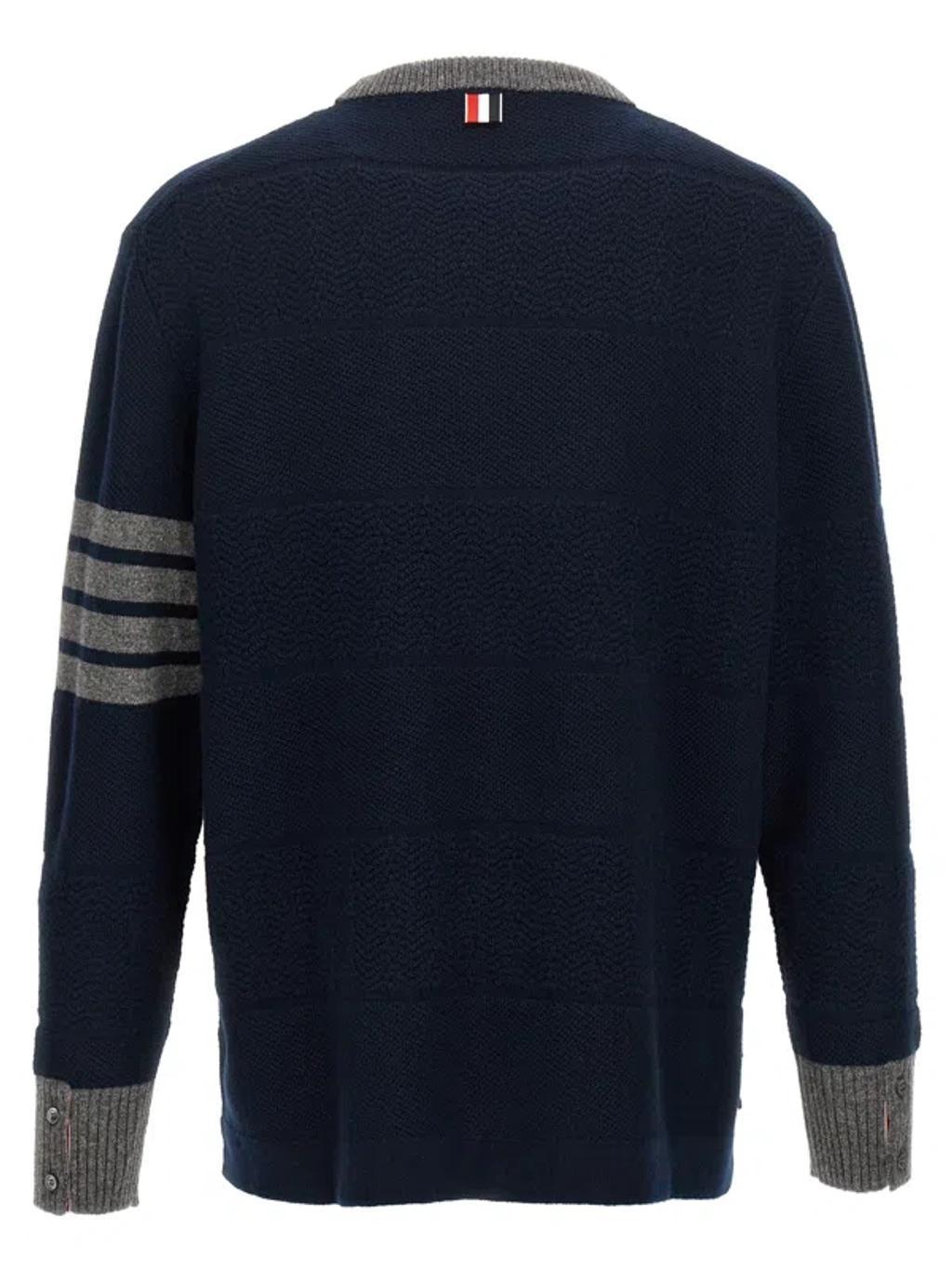 THOM BROWNE Sweaters In Blue Product Image