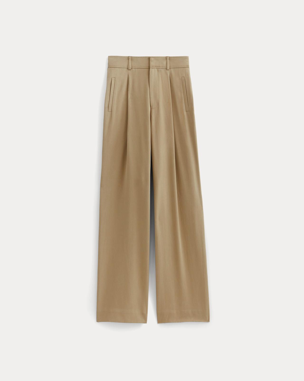 Womens Draper Pleated Pant in Buttersmooth by Everlane Product Image