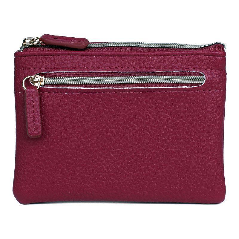 Julia Buxton Solid Pebble RFID-Blocking Large ID Coin Case Product Image
