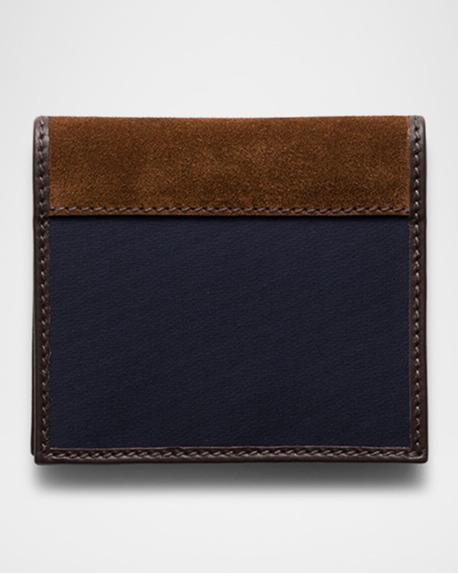 BOTTEGA VENETA Intrecciato Leather Card Holder In Orange Product Image
