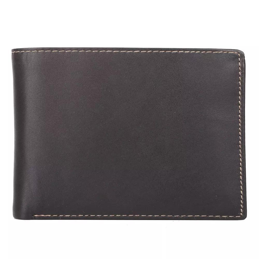 Men's Dopp Regatta Double I.D. Credit Card Billfold Wallet, Black Product Image