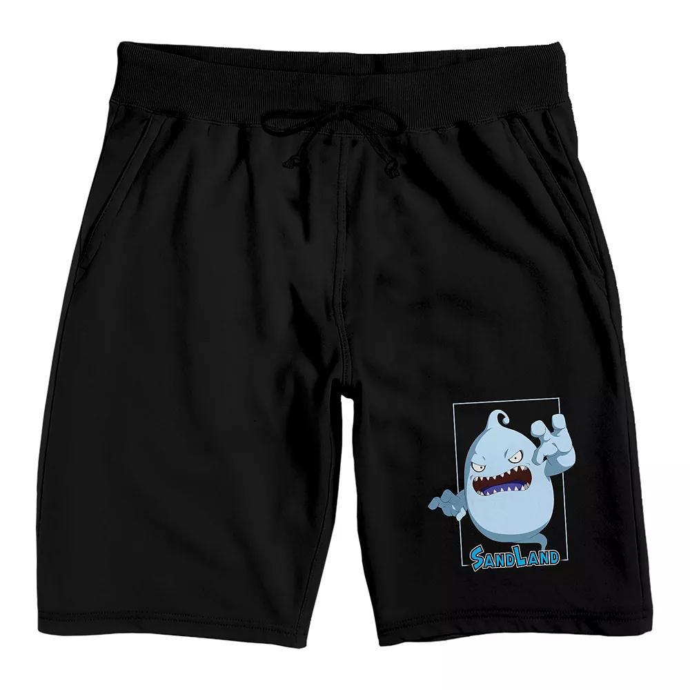 Men's Sand Land Yellow Tank Pajama Shorts, Size: Small, Black Product Image