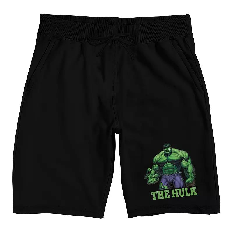 Men's Marvel Universe The Hulk Sleep Shorts, Size: Small, Black Product Image