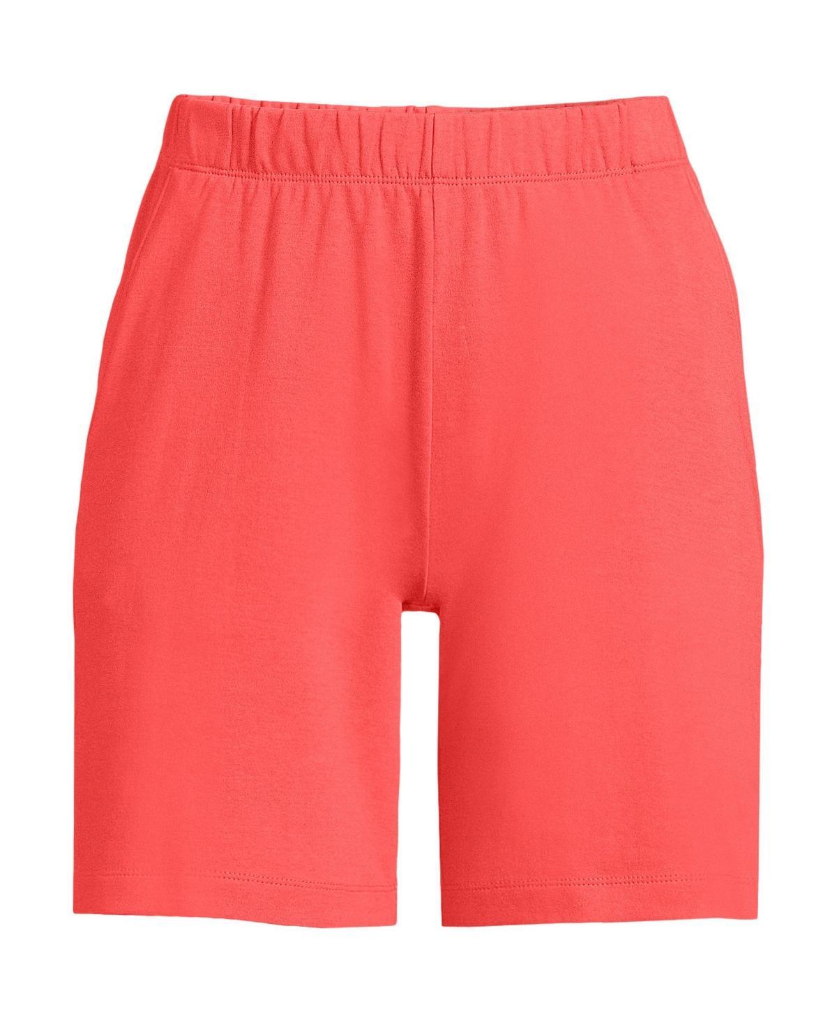 Women's Lands' End Sport Knit Pull-On Shorts, Size: XS, Black Product Image