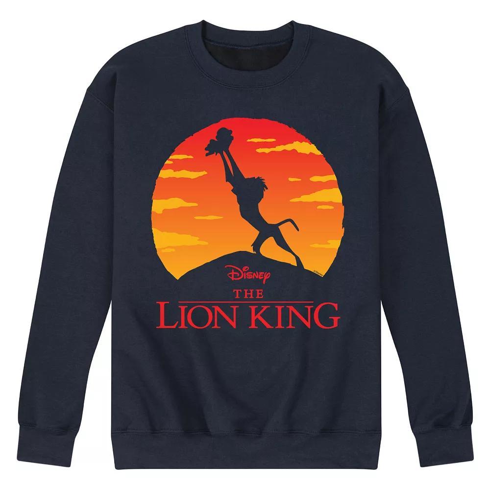Disneys The Lion King Mens Fleece Sweatshirt Blue Product Image