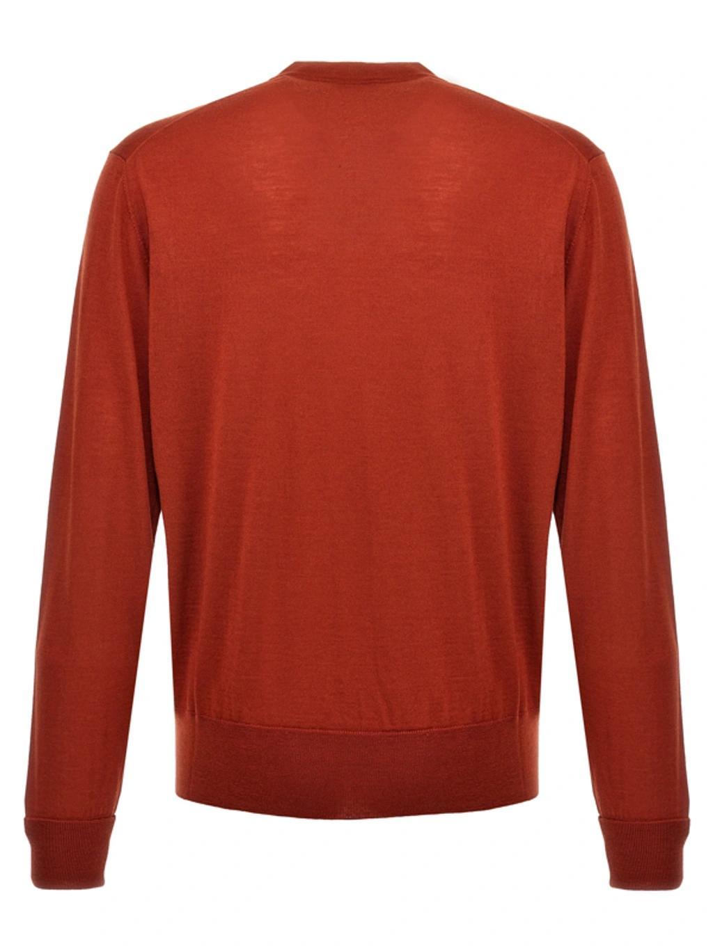 PT TORINO Merino Wool Sweater In Red Product Image