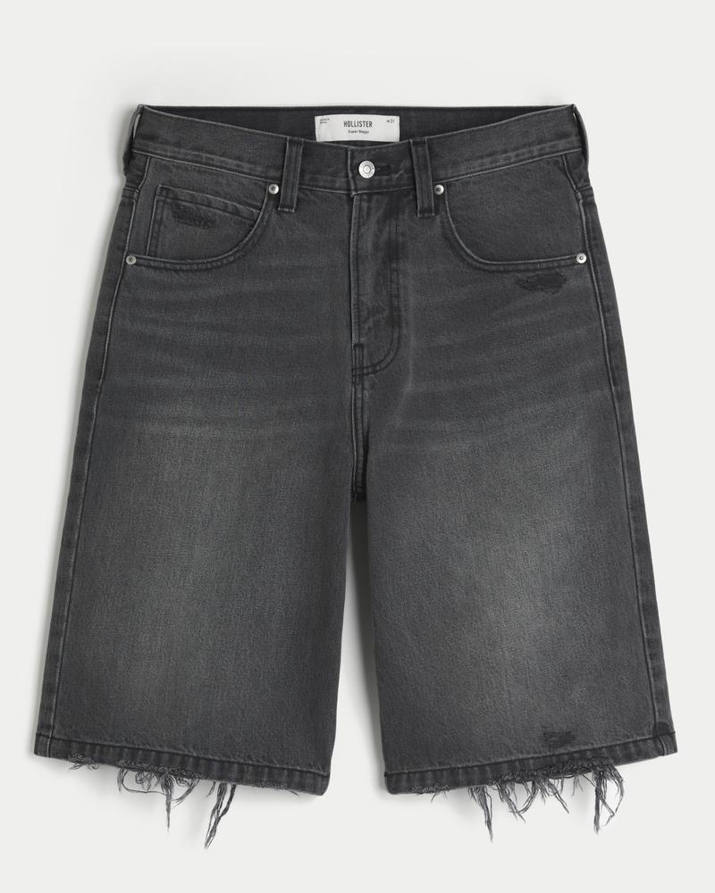 Super Baggy Denim Shorts Product Image