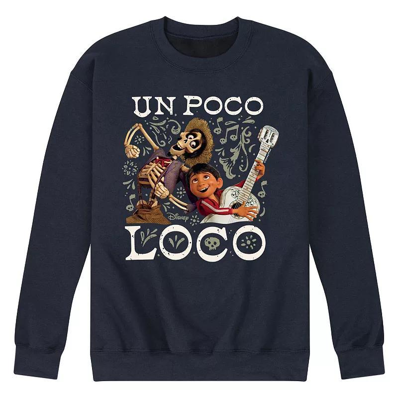 Disney / Pixars Coco Mens Un Poco Loco Fleece Sweatshirt Product Image