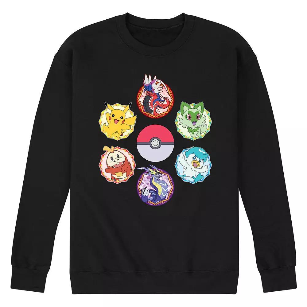 Mens Pokemon Sparkle Badges Fleece Product Image