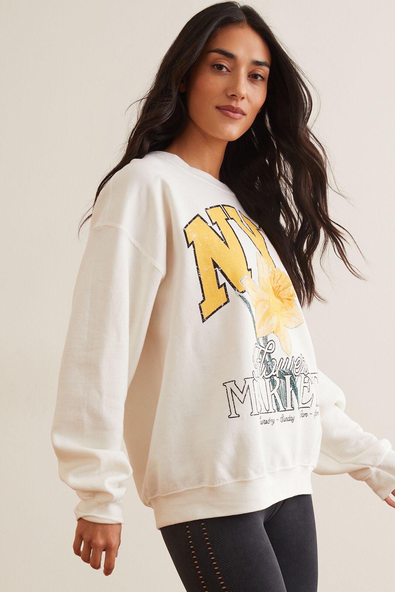NYC Flower Market Graphic Sweatshirt Product Image