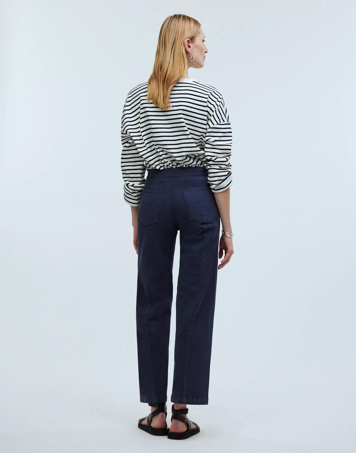 The Emmett Wide-Leg Crop Pant: Welt Pocket Edition Product Image