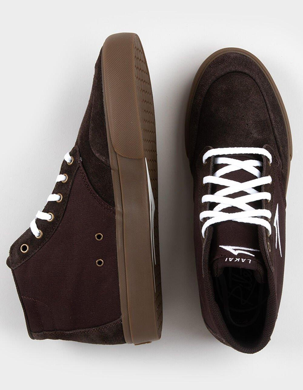 LAKAI Riley 3 High Mens Shoes - CHOCOLATE Product Image