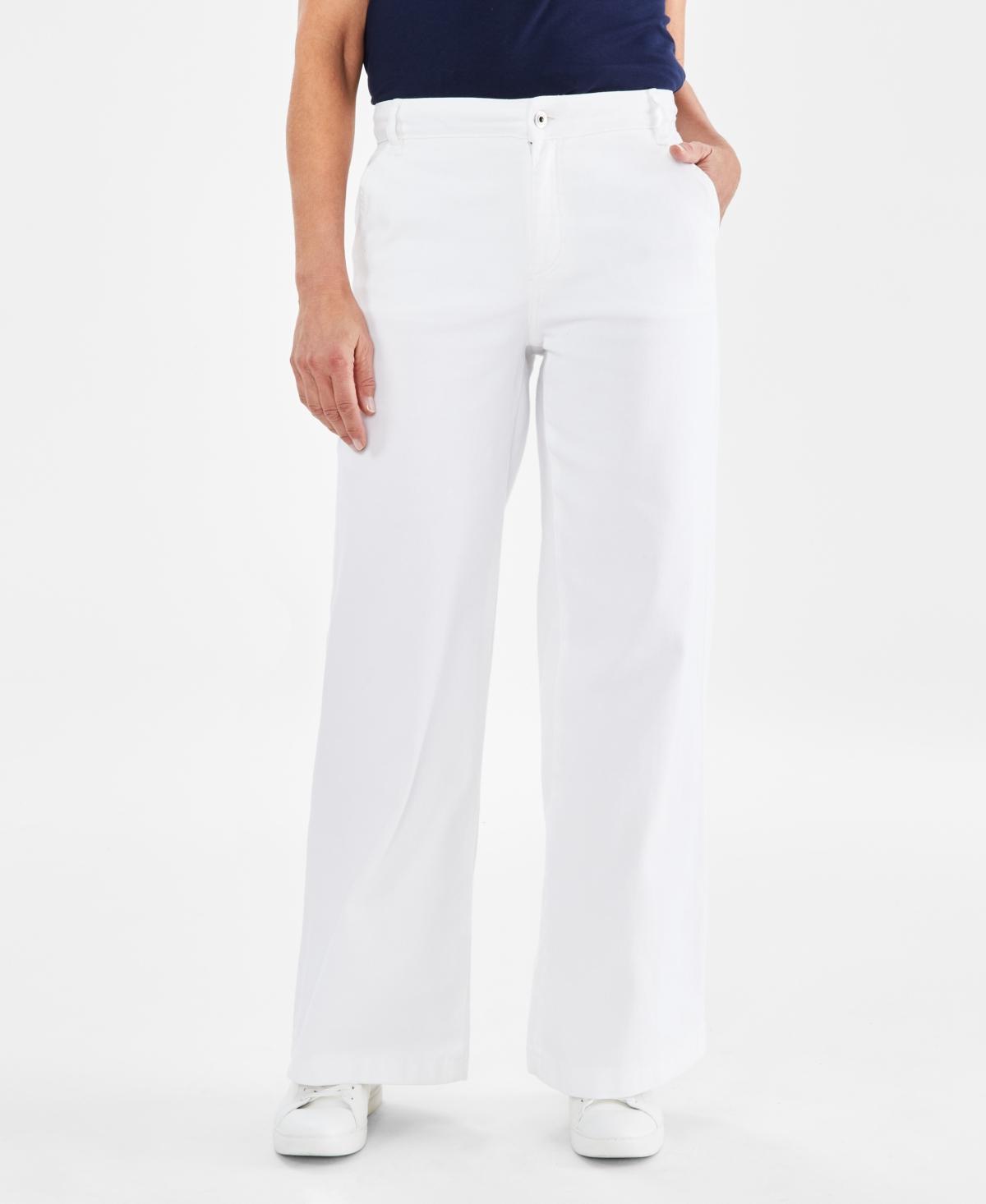 Style & Co Womens High-Rise Wide-Leg Jeans, Created for Macys Product Image