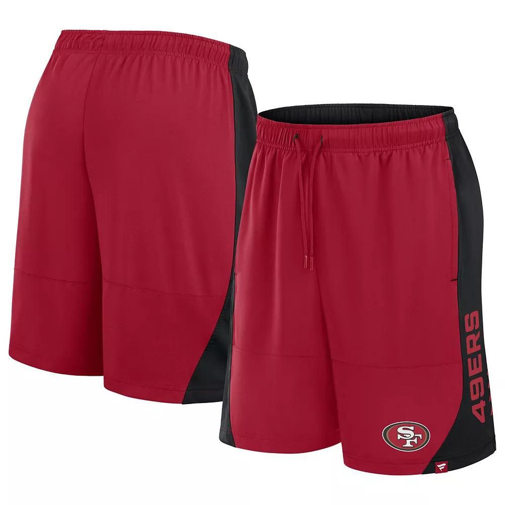 Men's Fanatics Scarlet San Francisco 49ers No Defense Shorts, Size: 2XL, Red Product Image