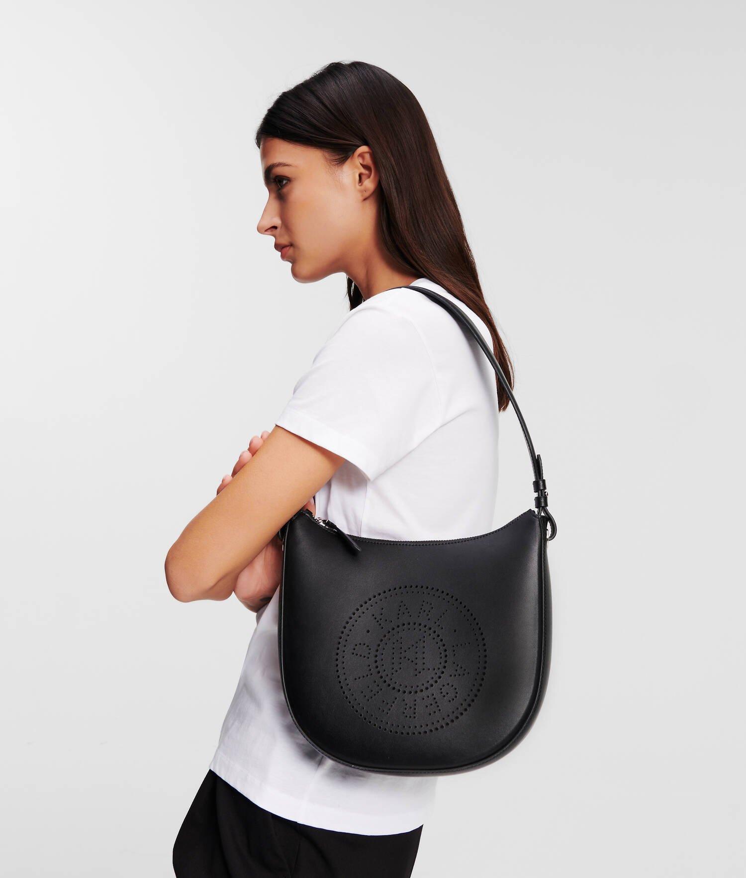 K/CIRCLE PERFORATED MOON SHOULDER BAG Product Image