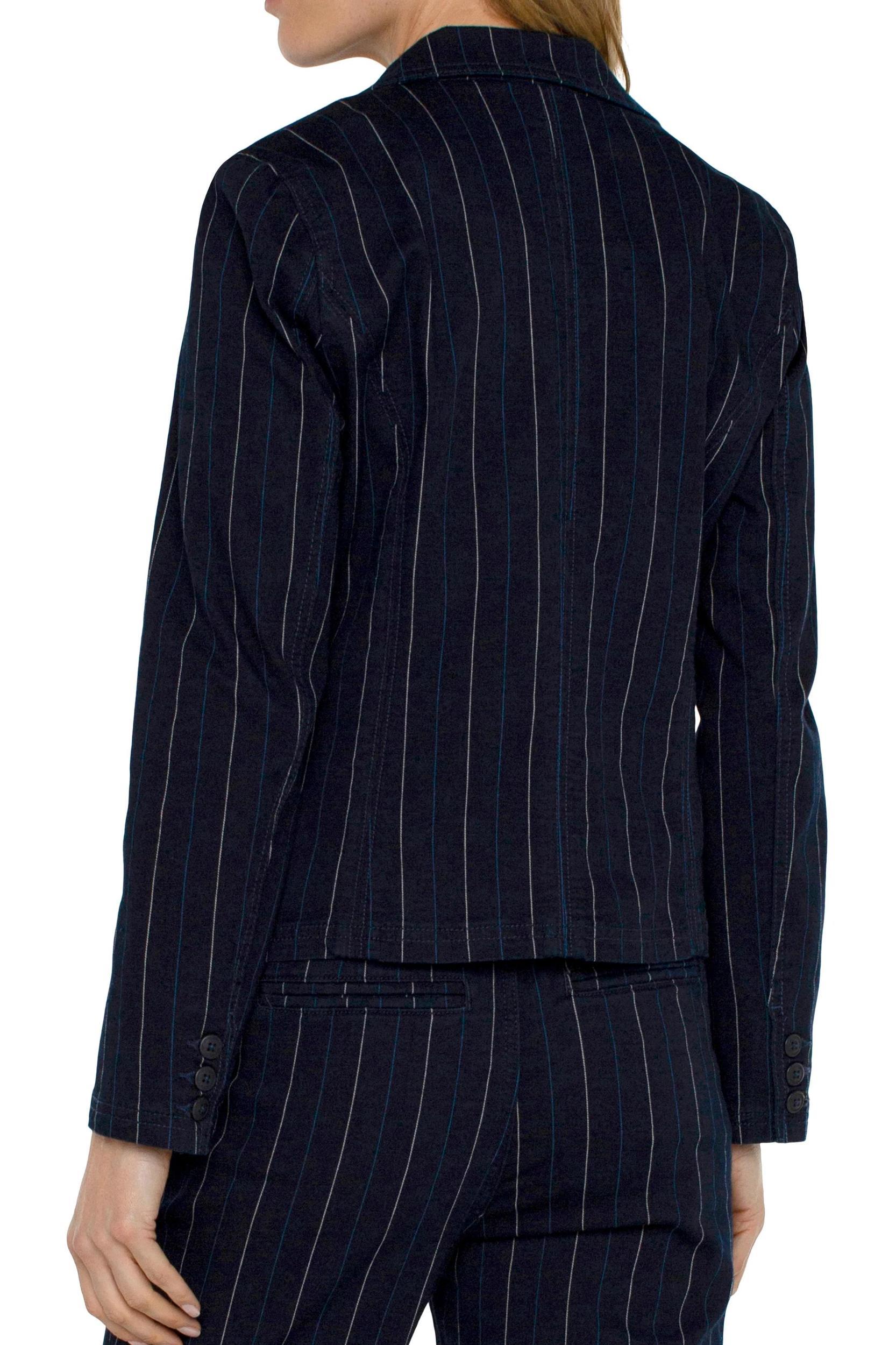 Notch Collar One Button Blazer Product Image