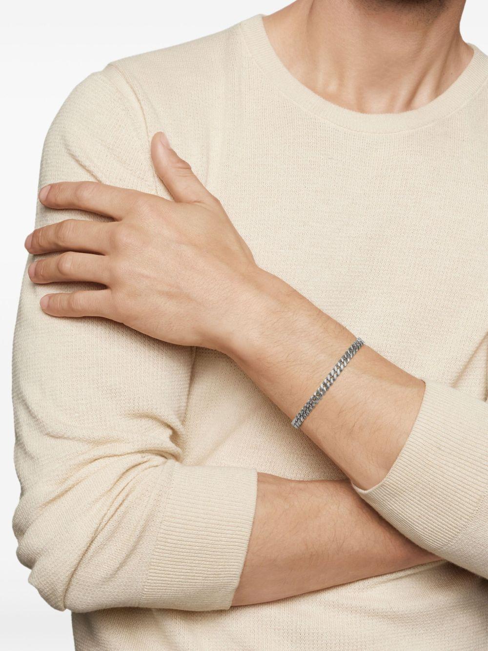 sterling silver Curb Chain bracelet (6mm) Product Image