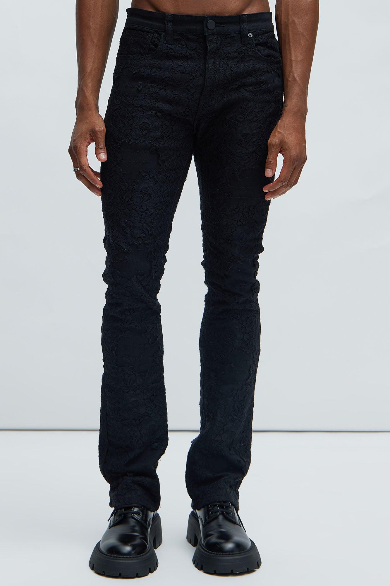 HP Stacked Skinny Flare Jeans - Black Product Image