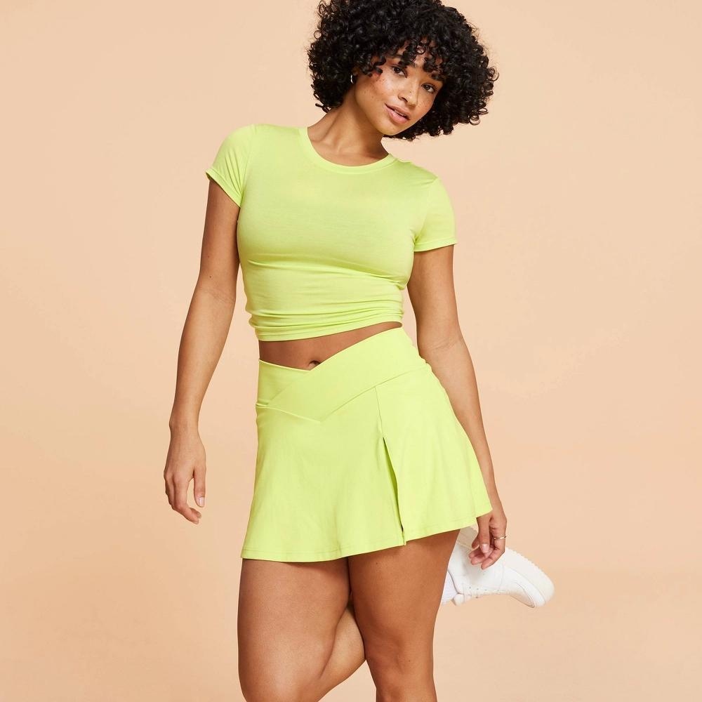 Blogilates Women's Crisscross Slit High-Rise Skort Product Image