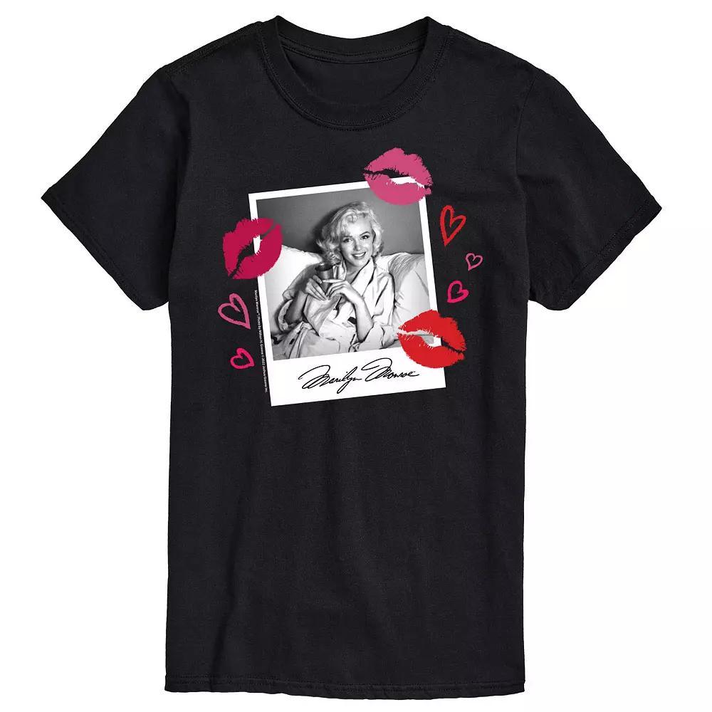 Big & Tall Marilyn Monroe Kiss Tee, Mens Product Image