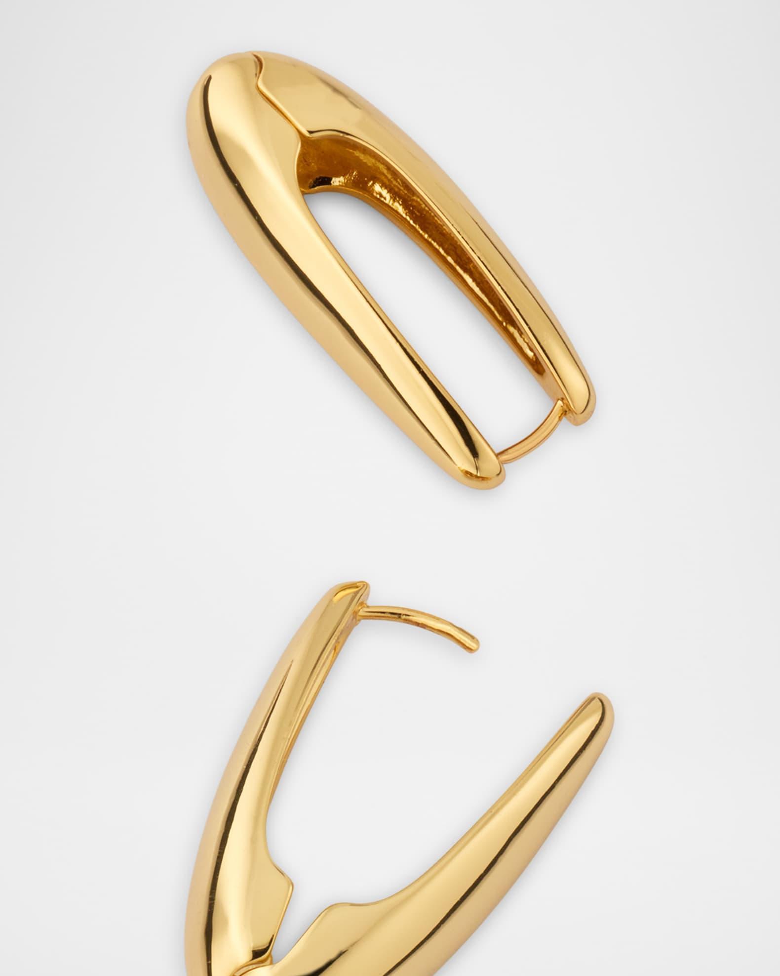 Polished U-Shaped Earrings Product Image