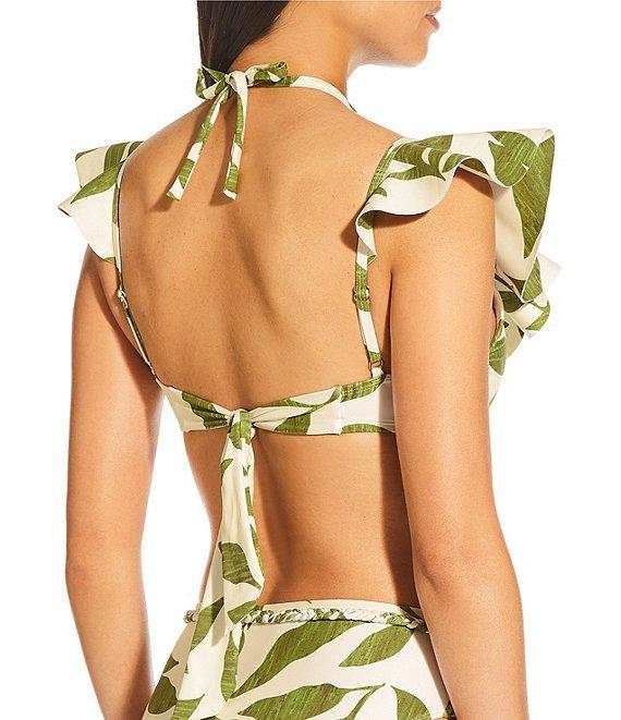 Antonio Melani x M.G. Style Sorrento Bonded Ruffle Bralette Swim Top Product Image