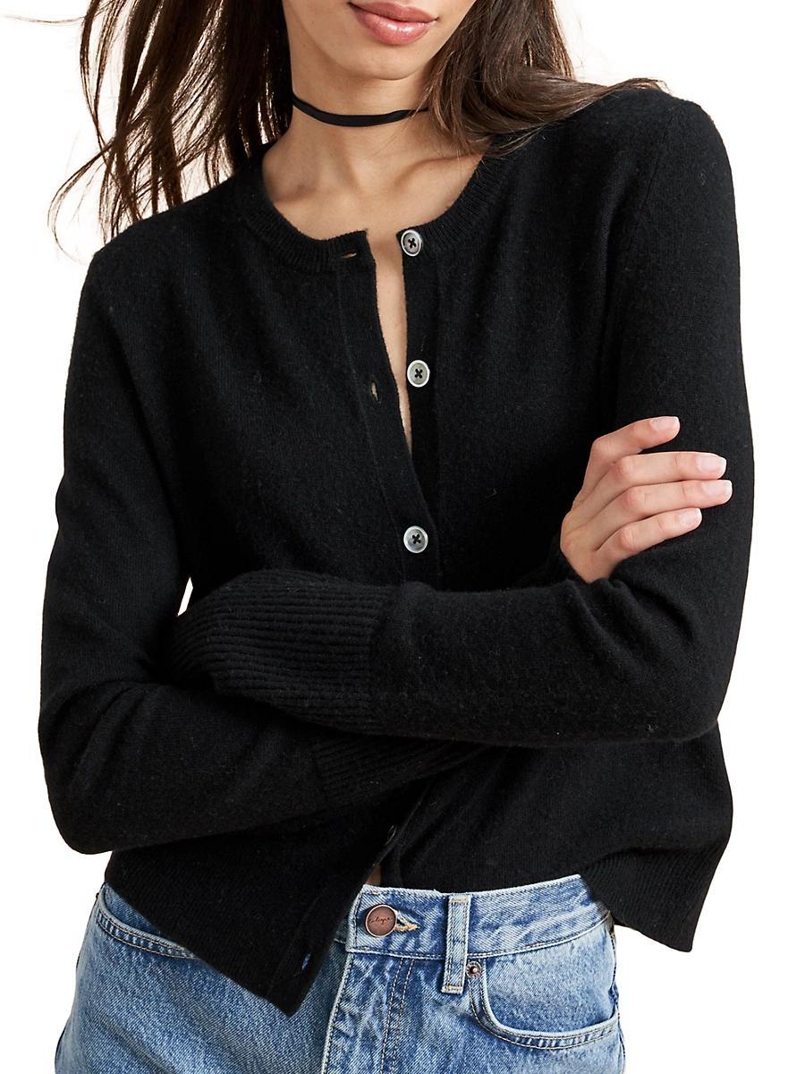 Womens Solid Lean Lines Cardigan Product Image