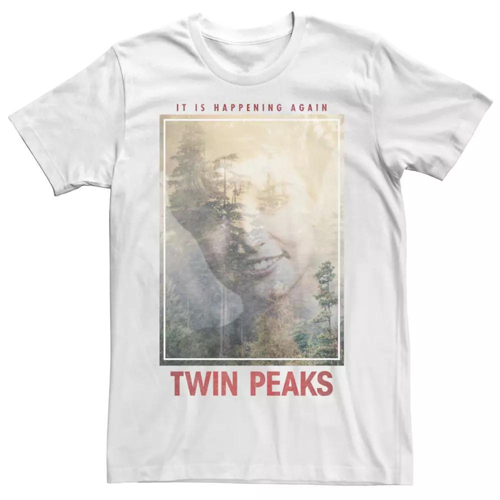 Men's Twin Peaks Happening Again Laura Tee, Size: XL, White Product Image
