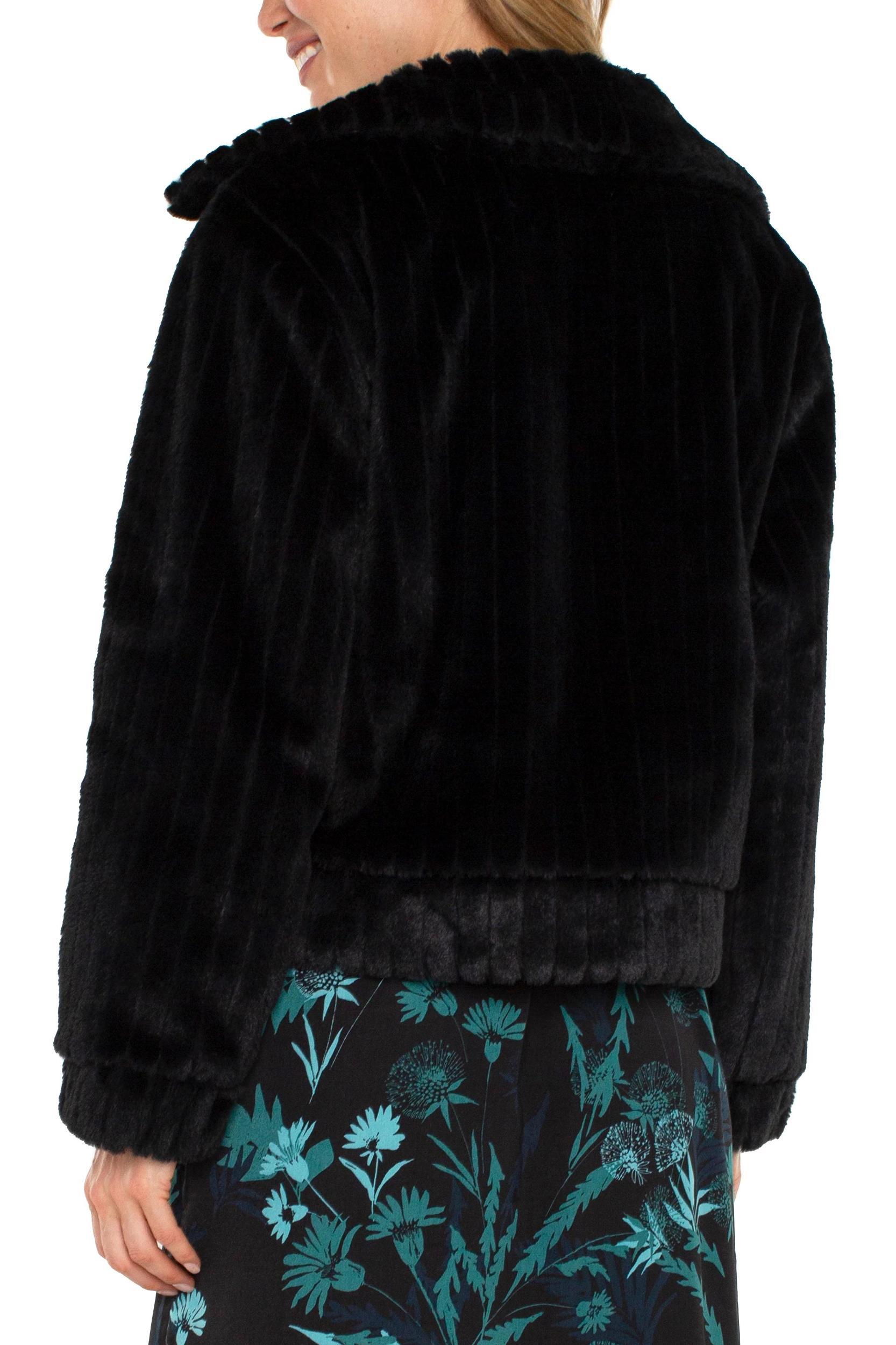 Fur Trucker Jacket Product Image
