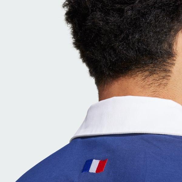 adidas France Long Sleeve Culture Jersey Dark Blue XS Mens Product Image