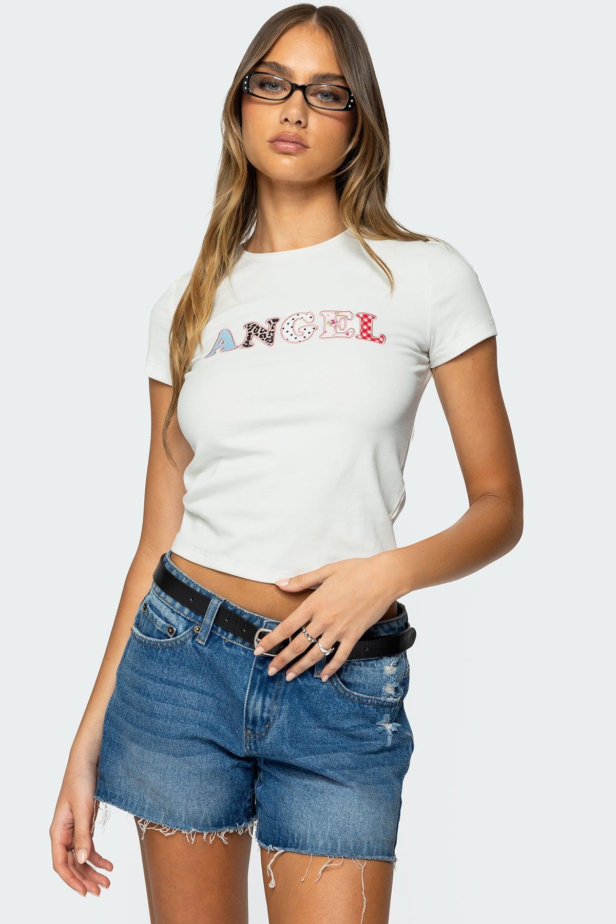 Angel Patch T Shirt Product Image