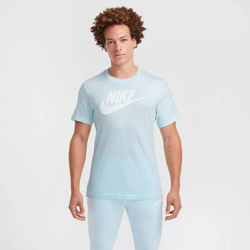 Men's Nike Icon Futura Tee, Size: Medium, Green Horizon Product Image
